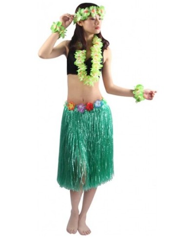 5pcs/ Set Adult Hawaiian Luau Grass Elastic Hula Skirt 60cm $27.27 - Kids' Dress-Up Accessories