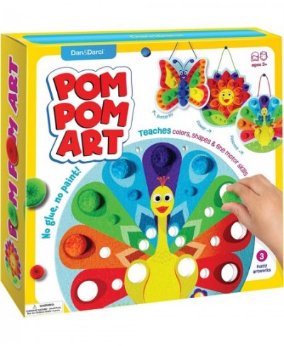 Pom Pom Arts & Crafts Kit for Toddlers - Easy Toddler Art Activity Craft for Little Boys & Girls Ages 3 4 5 6 Years Old Kids ...