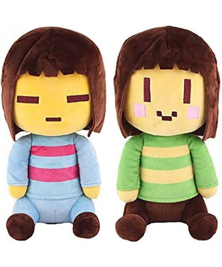 Set of 2 Undertale 8" Chara and Frisk Plush Figure Toy Stuffed Toy Doll for Children $39.38 - Plush Figure Toys