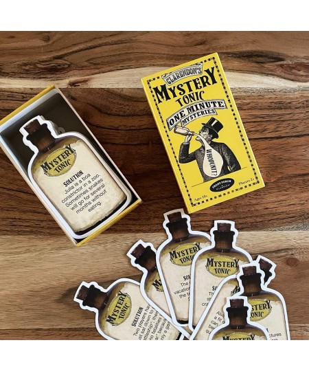 Claredon's Mystery Tonic Vintage One Minute Mystery Card Game for 2 or More Players Ages 10 and Up $17.85 - Card Games