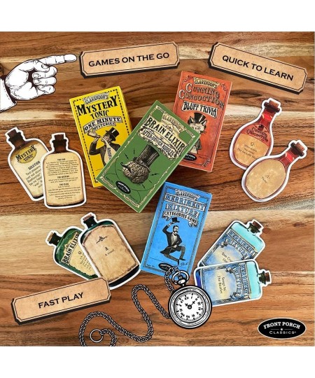 Claredon's Mystery Tonic Vintage One Minute Mystery Card Game for 2 or More Players Ages 10 and Up $17.85 - Card Games