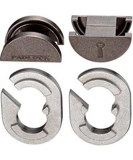 Padlock Hanayama Cast Metal Brain Teaser Puzzle (Level 5) Puzzles For Kids & Adults Ages 12 & Up Green $16.49 - Brain Teaser ...