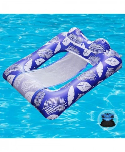 Inflatable Pool Floats Adults Cool Lounger Float with Contoured Headrest and Mesh Seat Water Hammock Floaties Swimming Pool T...