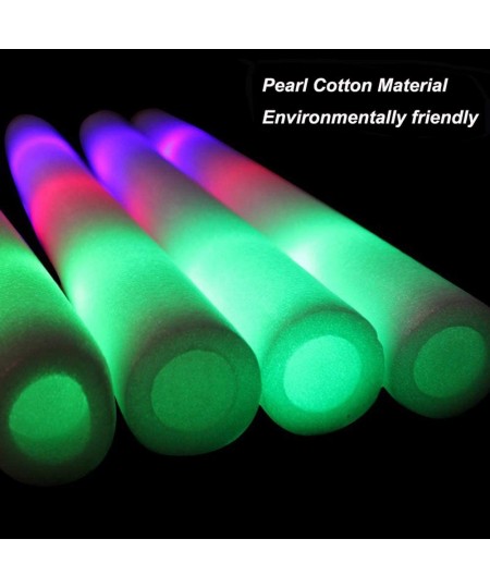 Glow Sticks Bulk-36 Pcs Glow in The Dark Party Supplies LED Foam Sticks with 3 Modes Colorful Flashing Light Up Toys for Part...