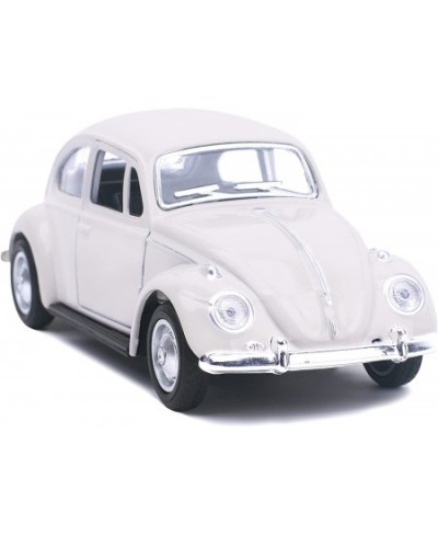 Classic 1967 Volkswagen Vw Classic Beetle Bug Vintage 1/32 Scale Diecast Metal Pull Back Car Model Toy for Gift/Kids (Beige) ...