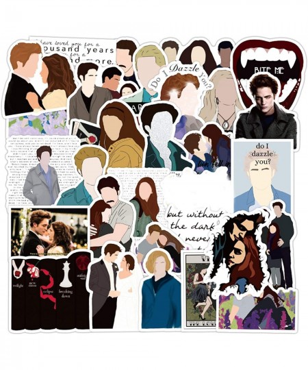 The Twilight Saga Stickers 50 Pcs Waterproof Removable Lovely Beautiful Stylish Teen Stickers Suitable for Boys and Girls in ...