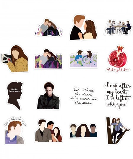 The Twilight Saga Stickers 50 Pcs Waterproof Removable Lovely Beautiful Stylish Teen Stickers Suitable for Boys and Girls in ...