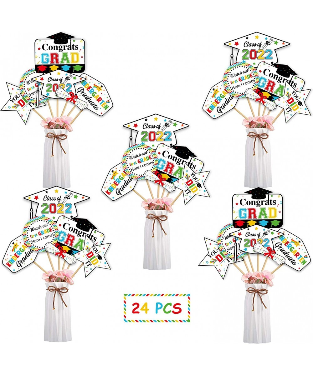 2022 Kindergarten Graduation Centerpieces for Tables Preschool Themed Table Decorations Congrats Grad Table Topper Sticks Cla...