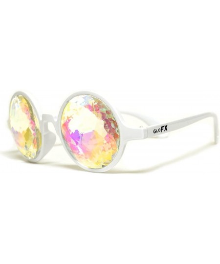 White Kaleidoscope Glasses- Rainbow $68.09 - Prisms & Kaleidoscopes