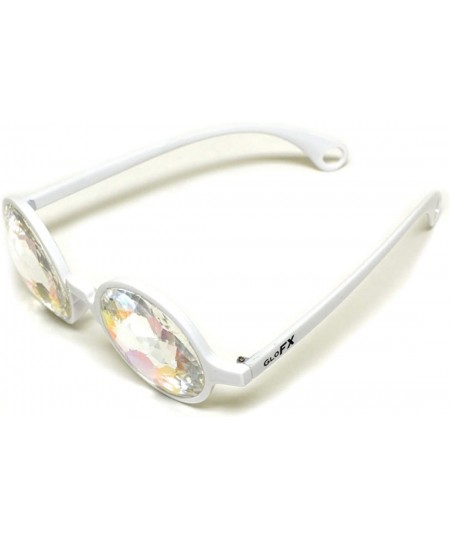 White Kaleidoscope Glasses- Rainbow $68.09 - Prisms & Kaleidoscopes