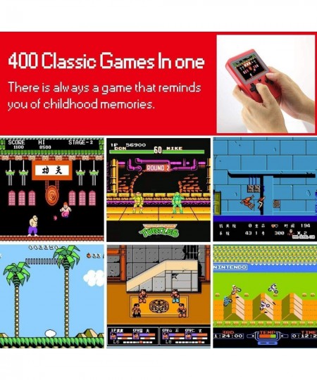 Retro Handheld Game Console Portable Video Game Console for Children with 400 Classical FC Games 3.0-Inch Screen 1020mAh Rech...