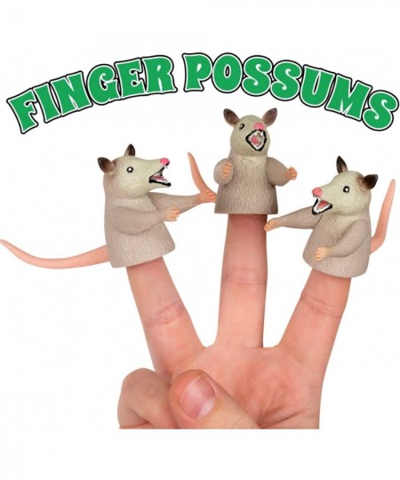 Perplexing Possum Perfection Pack - Air Freshener 3 Finger Puppets and Stress Ball - Set of 5 2 inches $33.71 - Finger Puppets