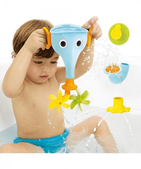 FunEleFun Fill ‘N’ Sprinkle Bath Toy. an Elephant Trunk Funnel Toddlers Play with 3 Interchangeable Trunk Accessories That Sp...