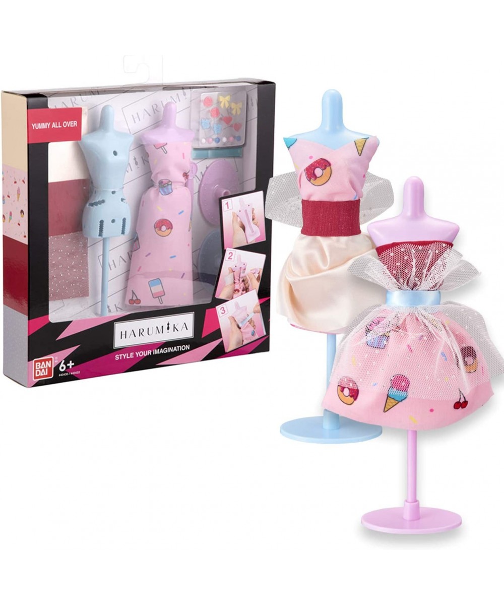 Bandai 40433 Harumika Fashion Design for Kids-Craft Your Own Catwalk Looks with This Creative Kit-Double Torso Set-'Yummy All...