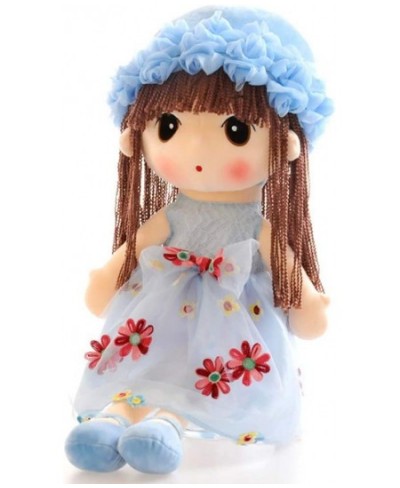 Tulle Skirt Princess Plush Toy Phial Dolls Children Girls Doll Cute Little Girl Dolls 18 Inch (Blue) $29.97 - Plush Figure Toys