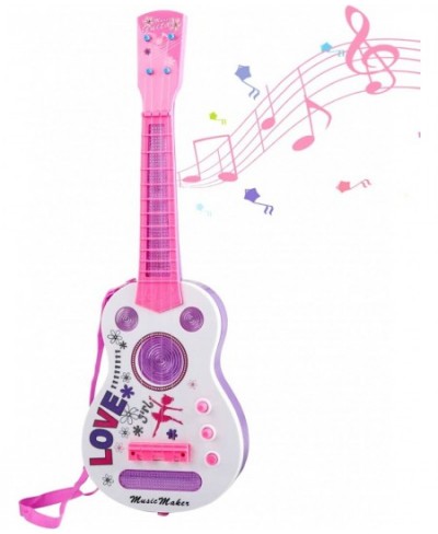 Kids Electric Guitar 4 Strings Kids Guitar Musical Guitar Toy with Flash Light Music Educational Toy Gift for Boys Girls Chil...