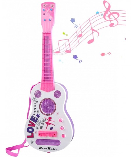 Kids Electric Guitar 4 Strings Kids Guitar Musical Guitar Toy with Flash Light Music Educational Toy Gift for Boys Girls Chil...