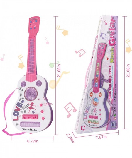 Kids Electric Guitar 4 Strings Kids Guitar Musical Guitar Toy with Flash Light Music Educational Toy Gift for Boys Girls Chil...