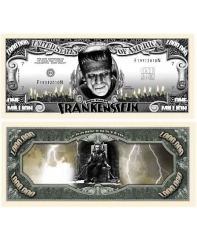 Pack of 50 - Frankenstein Million Dollar Bill - Best $25.46 - Gags & Practical Joke Toys