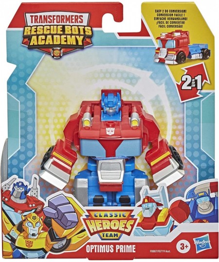 Playskool Heroes Rescue Bots Academy Classic Heroes Team Optimus Prime Converting Toy 4.5-Inch Action Figure Ages 3 and Up $1...