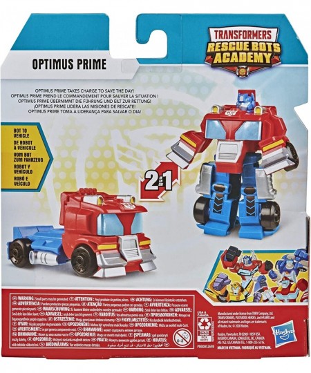 Playskool Heroes Rescue Bots Academy Classic Heroes Team Optimus Prime Converting Toy 4.5-Inch Action Figure Ages 3 and Up $1...