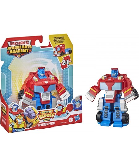 Playskool Heroes Rescue Bots Academy Classic Heroes Team Optimus Prime Converting Toy 4.5-Inch Action Figure Ages 3 and Up $1...