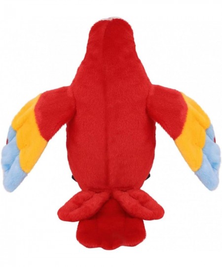 Plush Talking Parrot Electric Funny Plush Bird Repeats What You Say Waving Wings Interactive Creative Christmas Halloween Bir...