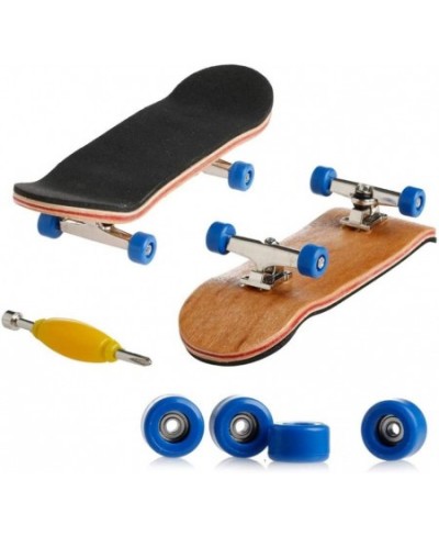 Wooden Finger Skateboard Deck Sport Games Mini Skateboard for Kids 1 Set $17.35 - Finger Toys