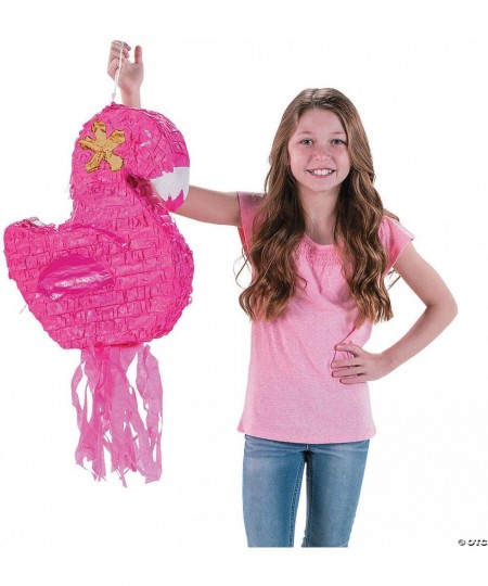 Pink Flamingo Pinata Includes Hanger - 18 inch x 22 inch - Birthday Party Decor and Supplies $62.69 - Piñatas