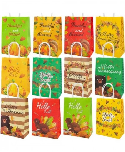 Thanksgiving Goody Bags 18 Party Favor Treat Bags Thanksgiving Autumn Party Supply $16.52 - Kids' Party Favor Sets