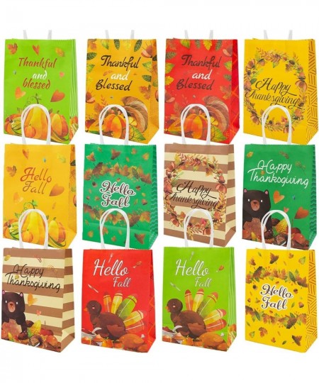 Thanksgiving Goody Bags 18 Party Favor Treat Bags Thanksgiving Autumn Party Supply $16.52 - Kids' Party Favor Sets