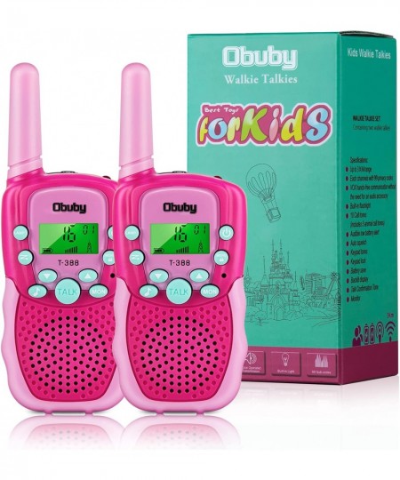 Walkie Talkies for Kids 22 Channels 2 Way Radio Kid Gift Toy 3 KMs Long Range with Backlit LCD Flashlight Best Gifts Toys for...