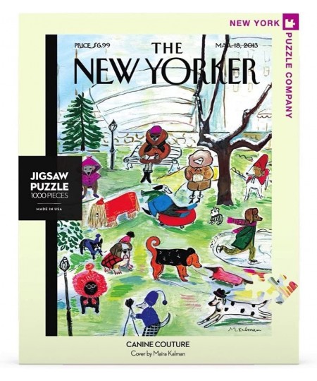 New Yorker Canine Couture - 1000 Piece Jigsaw Puzzle $41.73 - Jigsaw Puzzles