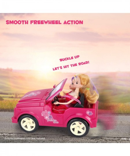 Pink Convertible Car Cruiser Sport Utility Vehicle Toy for Dolls (Compatible with Barbie) $40.60 - Doll Accessories