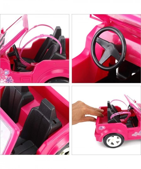 Pink Convertible Car Cruiser Sport Utility Vehicle Toy for Dolls (Compatible with Barbie) $40.60 - Doll Accessories