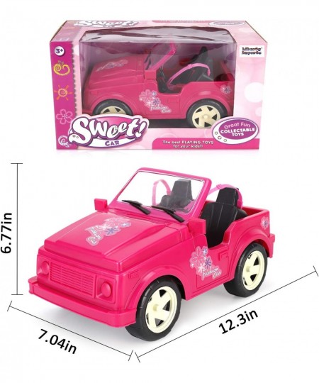 Pink Convertible Car Cruiser Sport Utility Vehicle Toy for Dolls (Compatible with Barbie) $40.60 - Doll Accessories