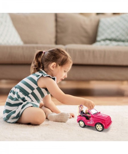 Pink Convertible Car Cruiser Sport Utility Vehicle Toy for Dolls (Compatible with Barbie) $40.60 - Doll Accessories