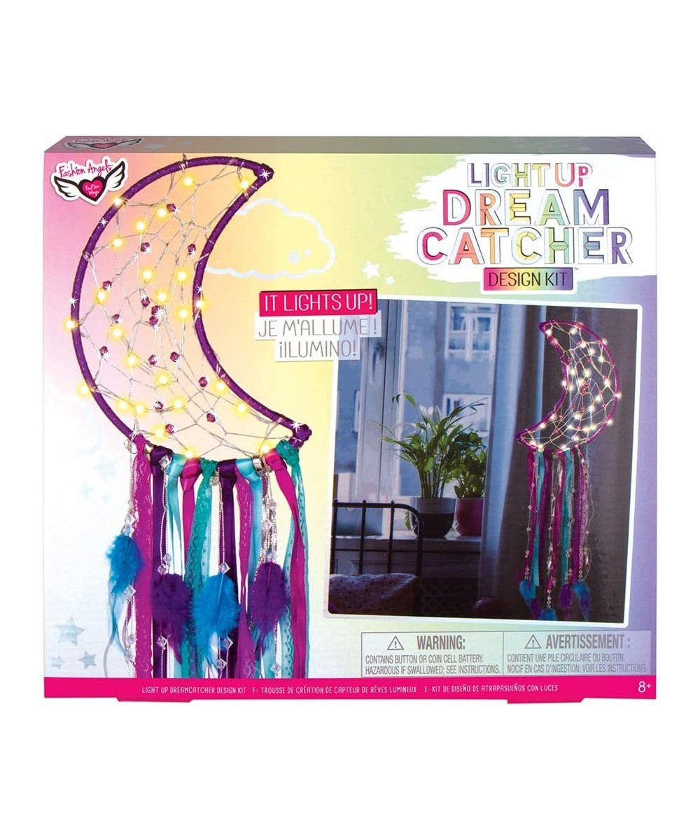 Light-Up Dreamcatcher Design Kit - Moon Design Comes with LED Fairy String Lights DIY Dream Catcher Kit for Kids 8 and Up $45...