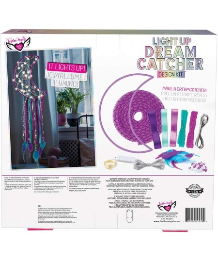 Light-Up Dreamcatcher Design Kit - Moon Design Comes with LED Fairy String Lights DIY Dream Catcher Kit for Kids 8 and Up $45...