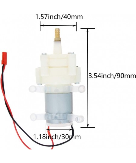 5-12V Self Priming Diaphragm Pump Motor Shock Absorption Water Pumps DC Diaphragm Pump 5mm Copper Mouth R385 with JST Wire $2...