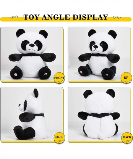 Musical Light up Panda Bear Stuffed Animal LED Soft Plush Toys Glow in Dark Singing Bedtime Companion Birthday Gift for Kids ...