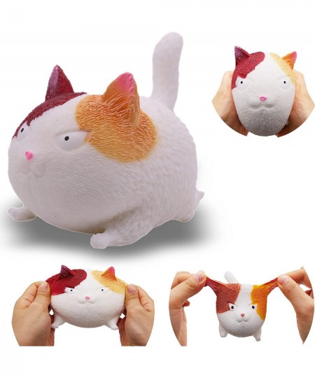 Funny Cute Cat-Shaped Ball Fidget Toys Stress Relief Squeeze Ball Stress Toys for Kids and Adults Sensory Toys for Autism Anx...