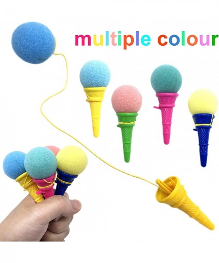 24 Pcs Ice Cream Shooters Toy 4 Inch Ice Cream Foam Ball Launcher Mini Ice Cream Cone Shooter Toys for Kids Children Carnival...