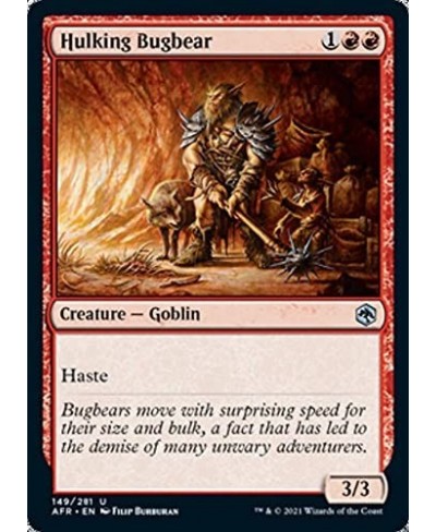 Magic: the Gathering - Hulking Bugbear (149) - Adventures in The Forgotten Realms $11.33 - Trading Cards & Accessories