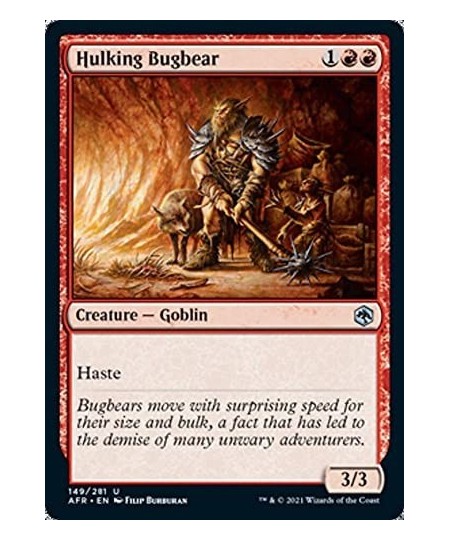 Magic: the Gathering - Hulking Bugbear (149) - Adventures in The Forgotten Realms $11.33 - Trading Cards & Accessories