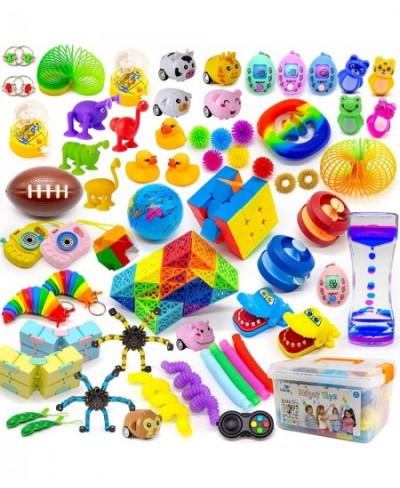 65pcs Sensory Fidget Toy Set Fidget Toys Pack Stress Relief&Anxiety Toys for ADHD Autism Autistic Kids and Adults Party Favor...