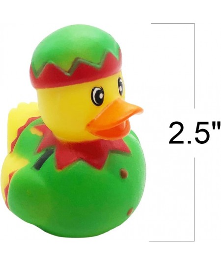 Christmas Rubber Duckies for Kids Pack of 12 Xmas Themed Duck Bathtub Pool Toys Fun Carnival and Christmas Party Supplies Bir...