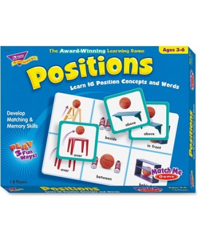 Trend Enterprises: Match Me Game–Positions Learn 16 Position Concepts and Words Develop Matching and Memory Skills Play 3 Dif...