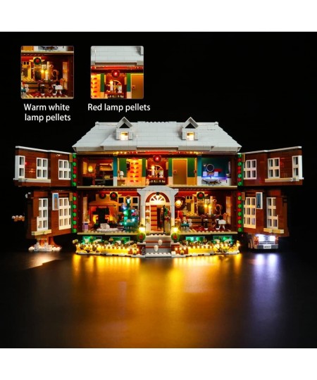 Upgrade Led Light kit for (Home Alone) Building Lighting Kit Compatible with Lego 21330.(Only Led Light Kit) (Upgrade Version...