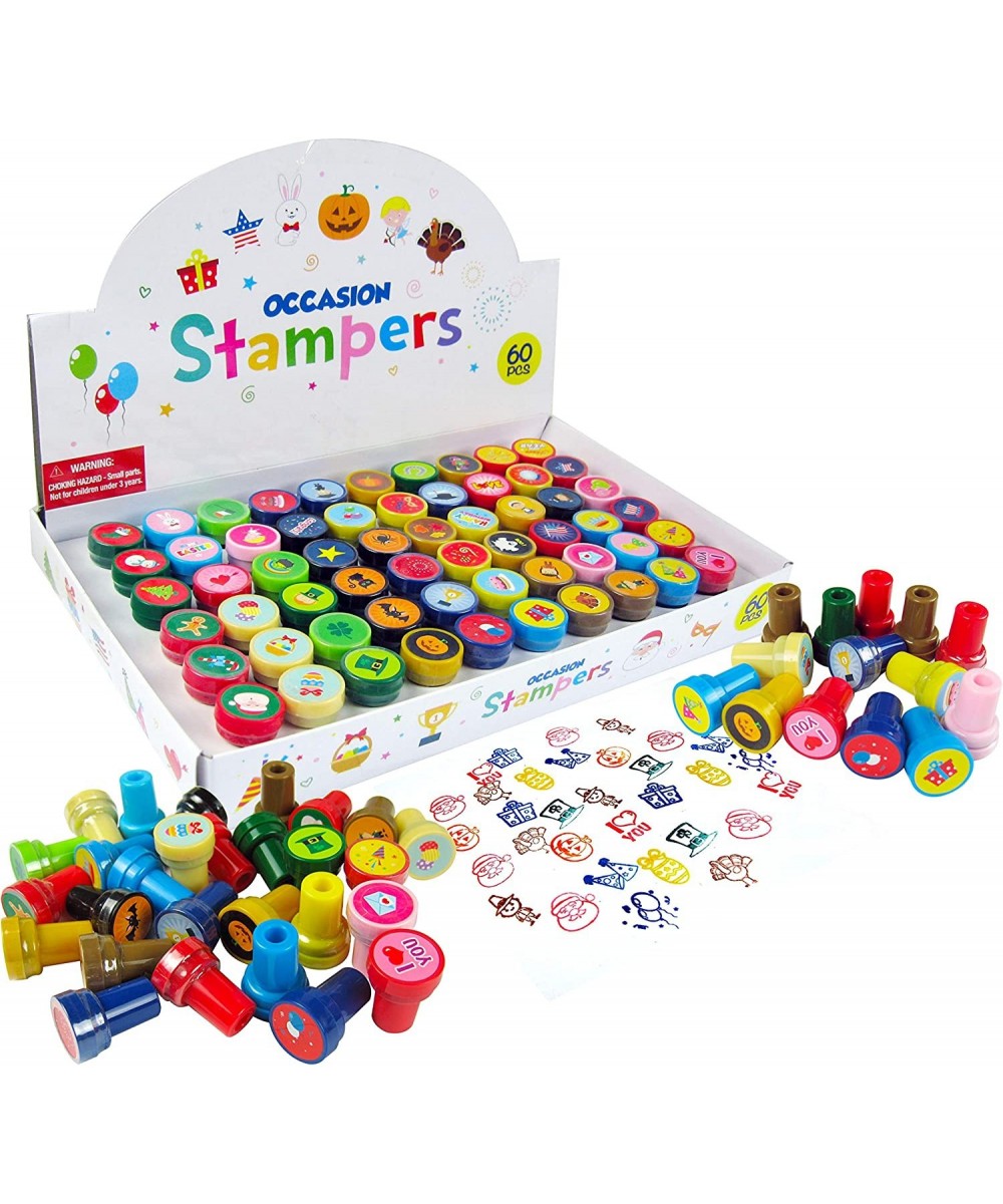 Tiny Mills 60 Pcs Holidays and Occasions Assorted Stampers for Kids $25.73 - Kids' Printing & Stamping Supplies